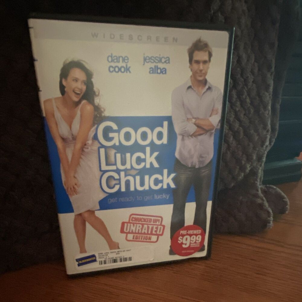 GOOD LUCK CHUCK (2007) DVD WIDESCREEN 16:9 DANE COOK JESSICA ALBA COMEDY R